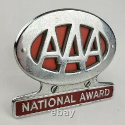 Vintage Des Années 1950 Nos Aaa National Award Plaque De Licence Automatique Topper Hot Rat Rod Sign