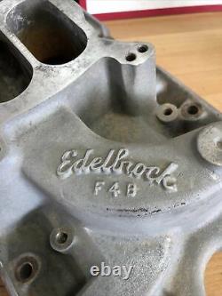 Vintage Ford 289 302 Sbf Shelby Cobra Mustang Hipo Edelbrock F4b Prise En Aluminium