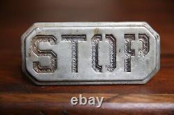 Vintage Stop Light Glass Lens Ford Buick Studebaker Motorcycle Hot Rod Taillight