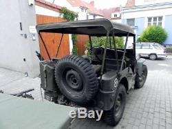Willys Jeep MB Jeepverdeck Ford Gpw, Sommerverdeck Tropico, En Sable Ou Sable