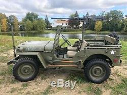 Wow Originale Début Wwii 1942 Ford Gpw Script Jeep Willys MB Armée Américaine Armée